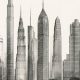 Amazing Skyscraper Drawings: Architectural Marvels Reimagined | Discover the World's Most Iconic Skyscrapers: Architecture, Design, and Innovation