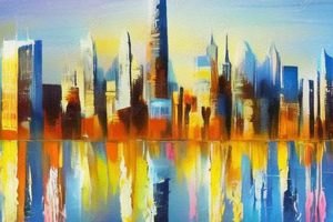 Acrylic Skyscraper Painting: Capturing the Urban Colossus | Discover the World's Most Iconic Skyscrapers: Architecture, Design, and Innovation