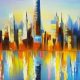 Acrylic Skyscraper Painting: Capturing the Urban Colossus | Discover the World's Most Iconic Skyscrapers: Architecture, Design, and Innovation